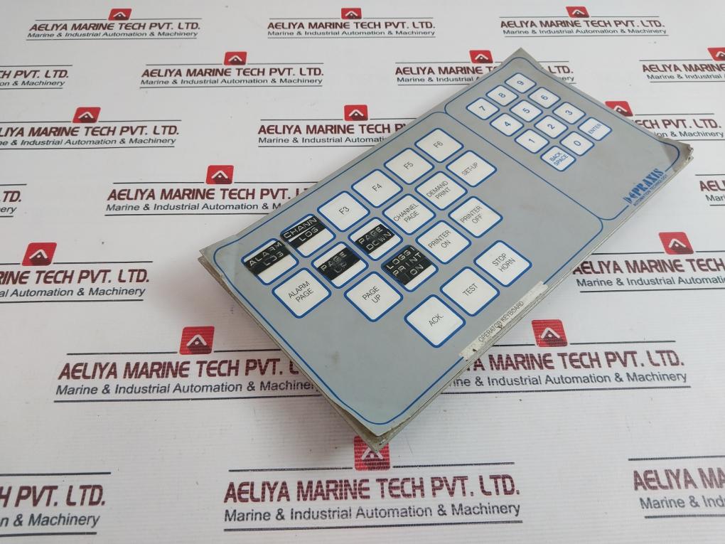 Praxis 93.6.020.000 Operator Keyboard Rev D