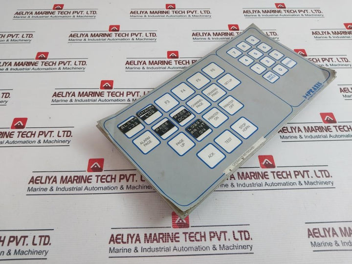 Praxis 93.6.020.000 Operator Keyboard Rev D