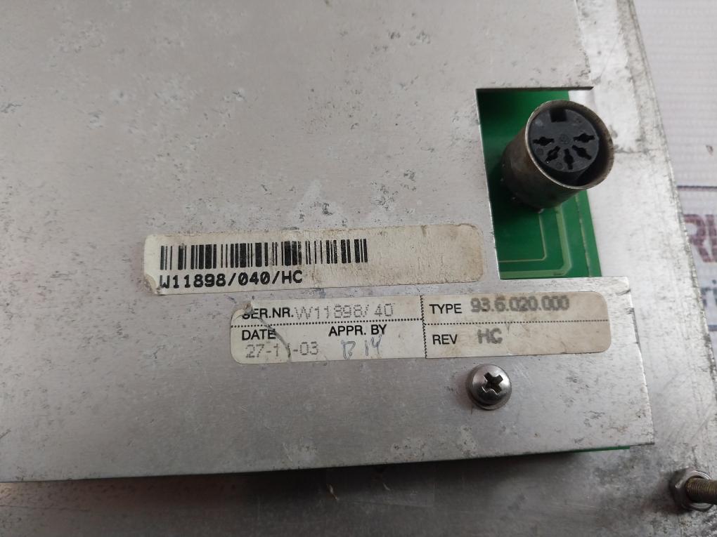 Praxis 93.6.020.000, 6020-000 Operator Keyboard