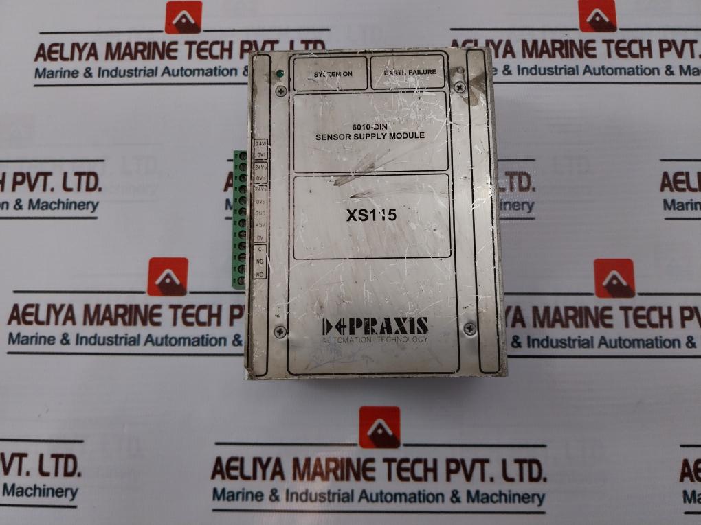 Praxis 98.6.010.701 6010-din Sensor Supply Module Xs115 Rev: B