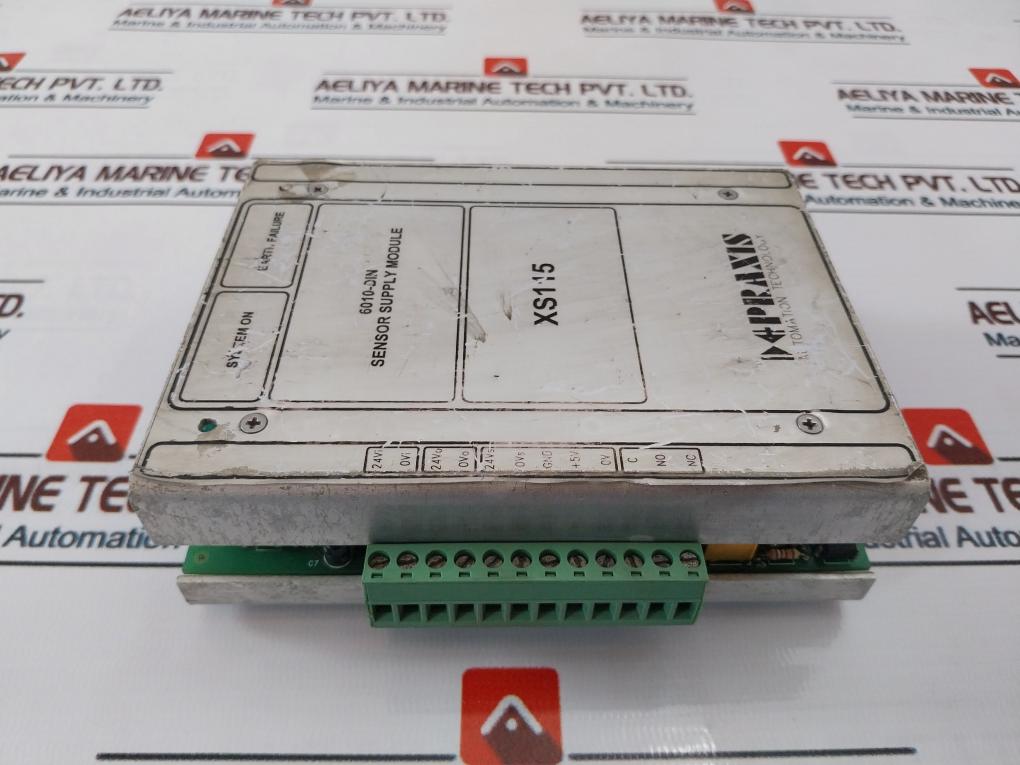 Praxis 98.6.010.701 6010-din Sensor Supply Module Xs115 Rev: B