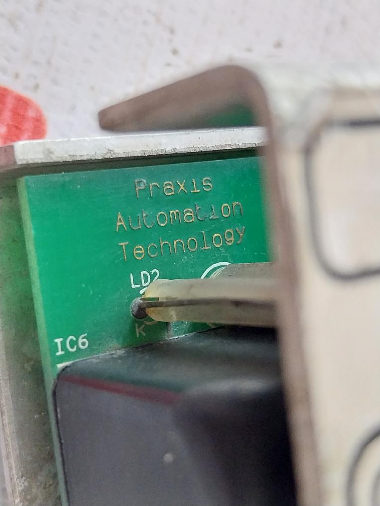 Praxis 98.6.010.701 Sensor Supply Module 6010-din 24V Xs110 Rev.A