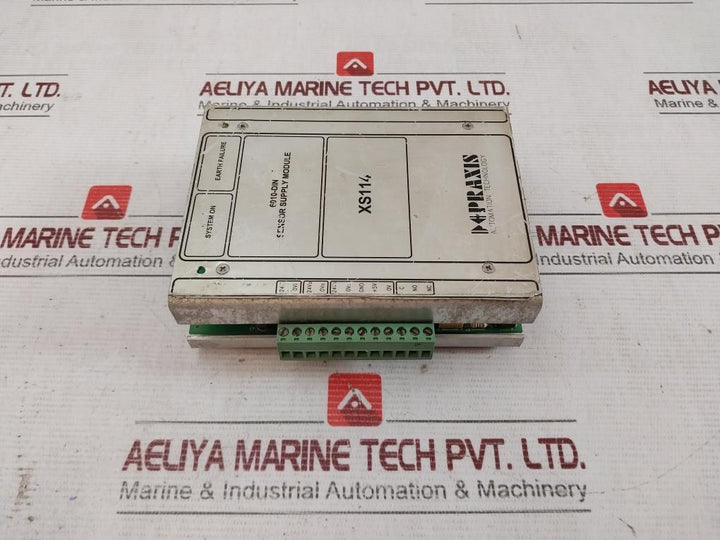 Praxis 98.6.010.701 Sensor Supply Module 6010-din Rev. B 24V +5V