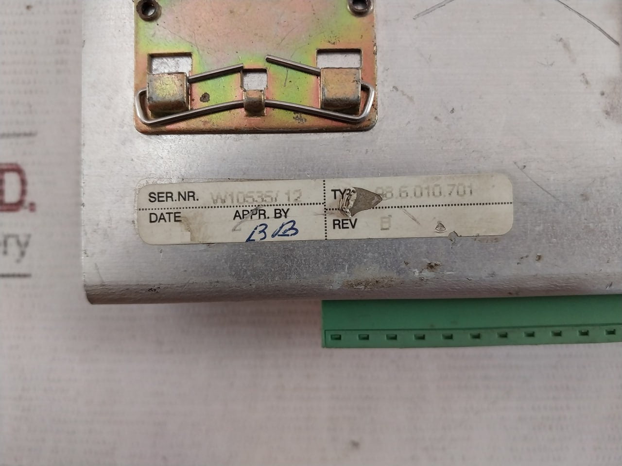 Praxis 98.6.010.701 Sensor Supply Module 6010-din Rev. B 24V +5V