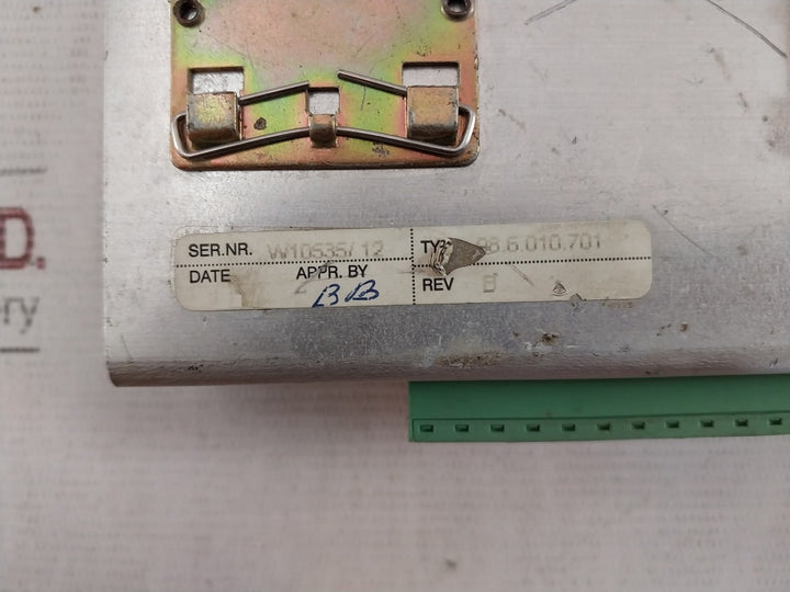Praxis 98.6.010.701 Sensor Supply Module 6010-din Rev. B 24V +5V