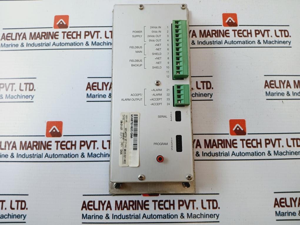 Praxis 98.6.021.602 Automation Monitoring Panel Rev DAA