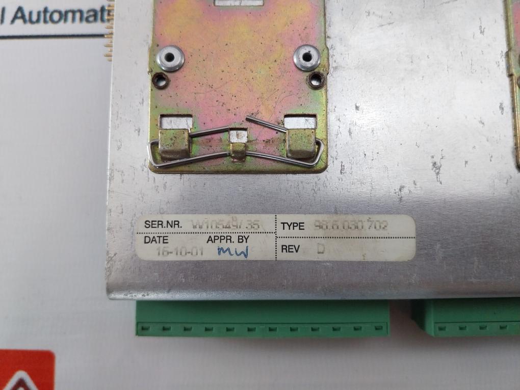 Praxis 98.6.030.702 Din-i/O Module Rev: D