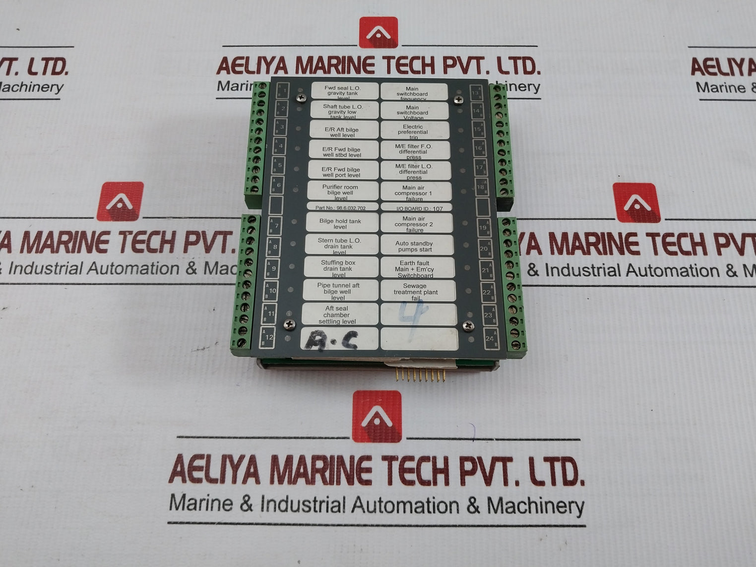 Praxis 98.6.032.702 I/O Module Rev.D