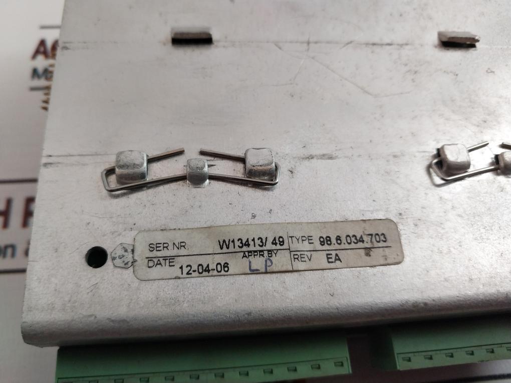 Praxis 98.6.034.703 Input/Output Board