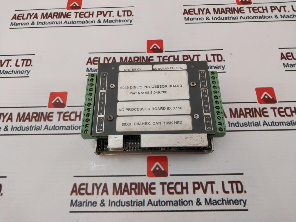 Praxis 98.6.049.706 6049-din I/O Processor Board X116