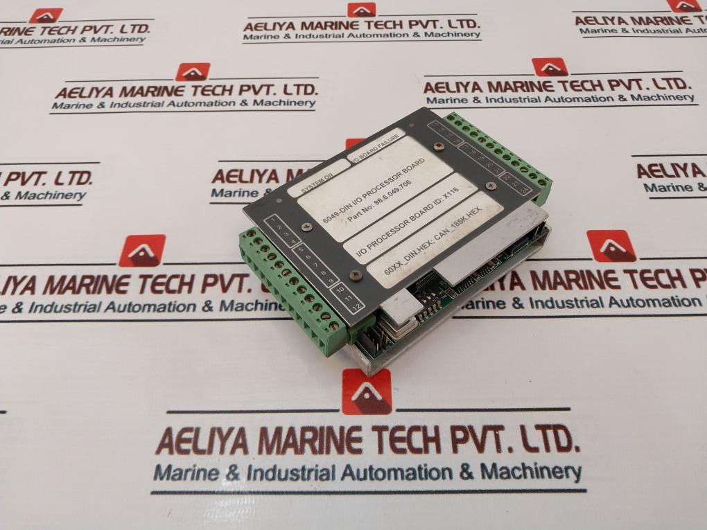 Praxis 98.6.049.706 6049-din I/O Processor Board X116