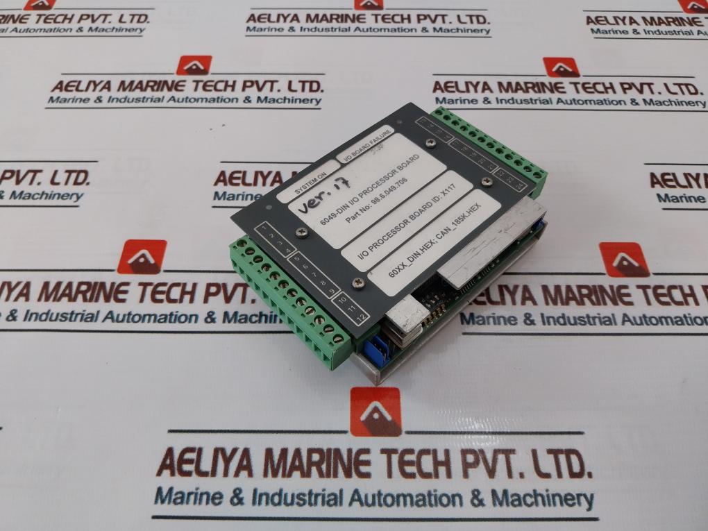 Praxis 98.6.049.706 6049-din I/O Processor Board X117