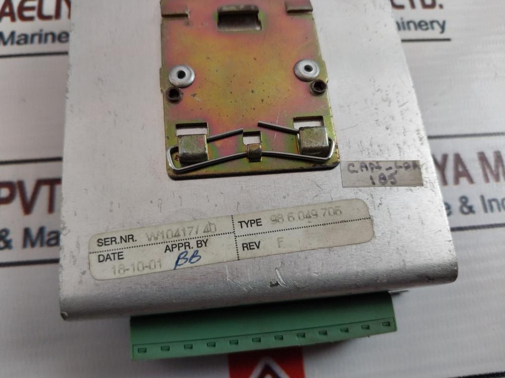 Praxis 98.6.049.706 I/O Processor Board Xp104 Rev: F