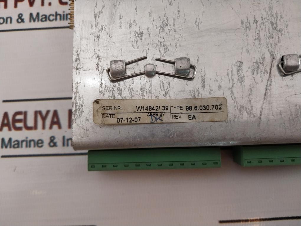 Praxis Automation 98.6.030.702 Din-I/O-Module Rev: EA