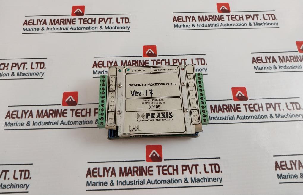 Praxis Automation 98.6.049.706 Din-control Processor Xp105 Rev: F
