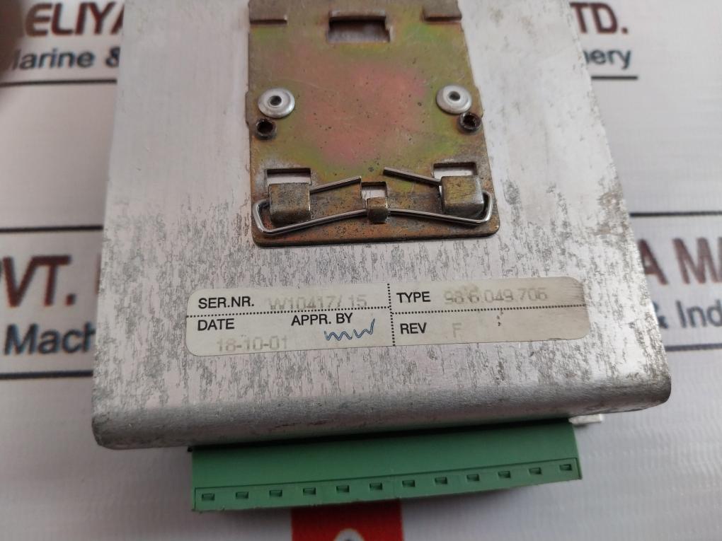 Praxis Automation 98.6.049.706 Din-control Processor Xp105 Rev: F