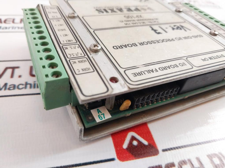 Praxis Automation 98.6.049.706 Din-control Processor Xp105 Rev: F