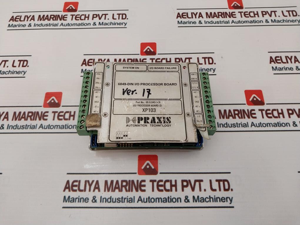 Praxis Automation 98.6.049.706, 6049-din I/O Processor Board Xp103