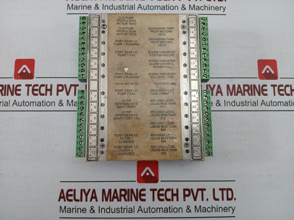 Praxis Automation Rev D Input/Output Control Interface Module 98.6.032.702