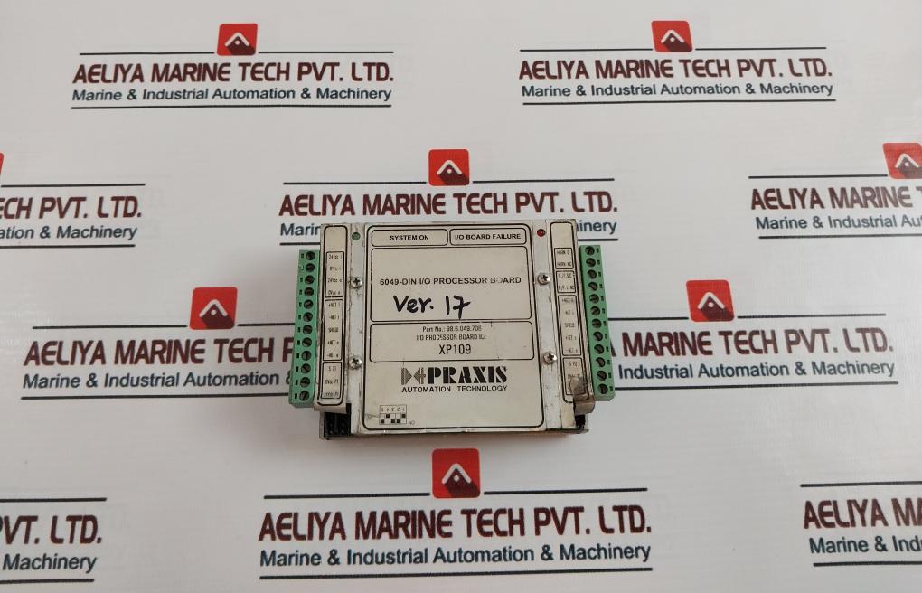 Praxis Automation Xp109, 6049-din I/O Processor Board 98.6.049.706