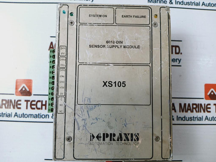 Praxis Automation Xs105 Sensor Supply Module 98.6.010.701, 24V