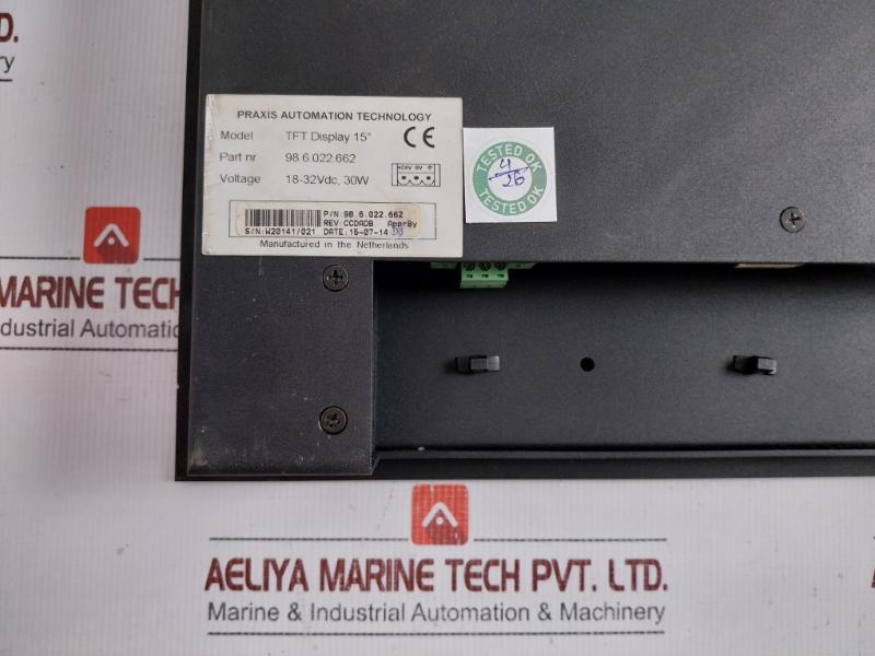 Praxis Tft Display Module 15" Inch 18-32Vdc 30W 98.6.022.662