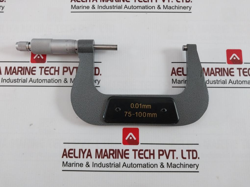 Precision Micrometer Measuring Instrument 75-100X0.01Mm 75Mm