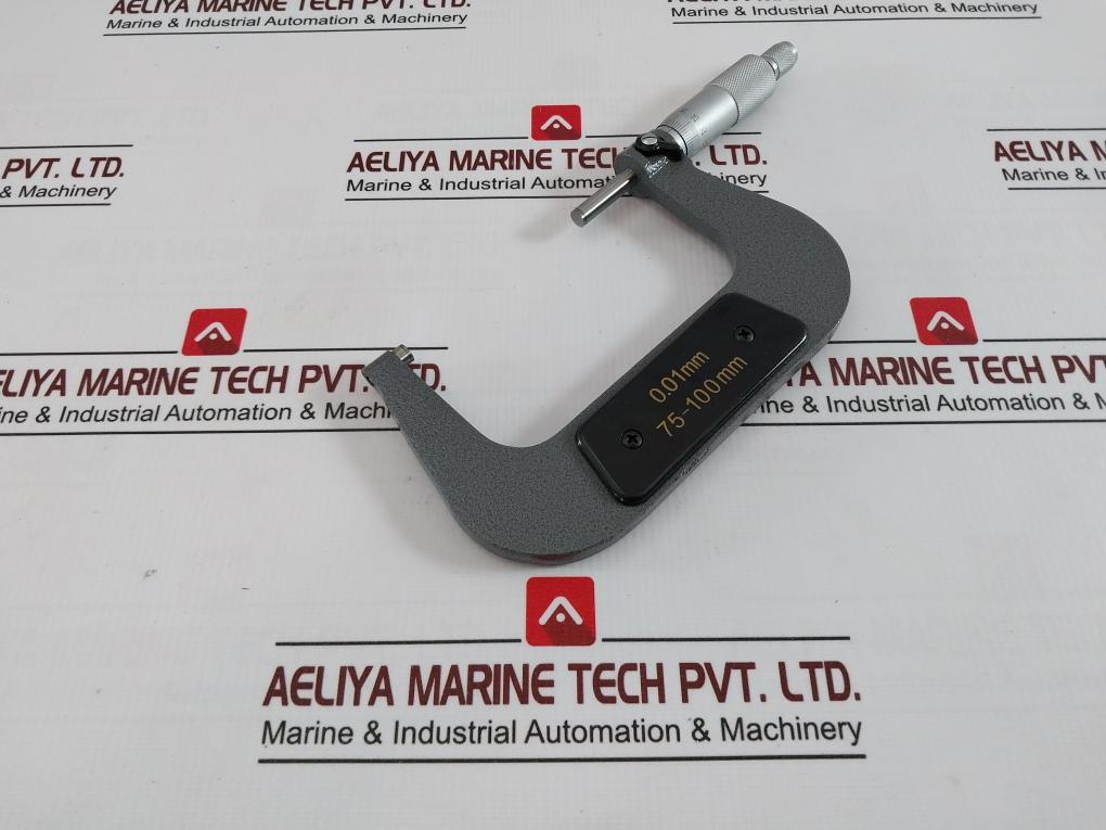 Precision Micrometer Measuring Instrument 75-100X0.01Mm 75Mm