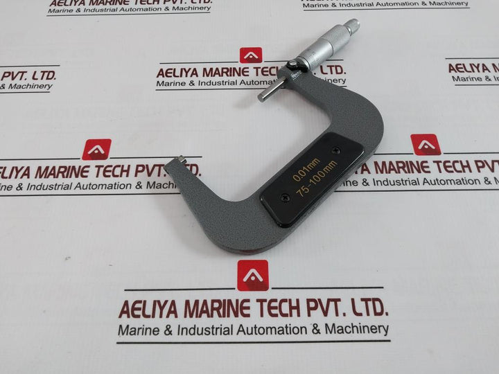 Precision Micrometer Measuring Instrument 75-100X0.01Mm 75Mm