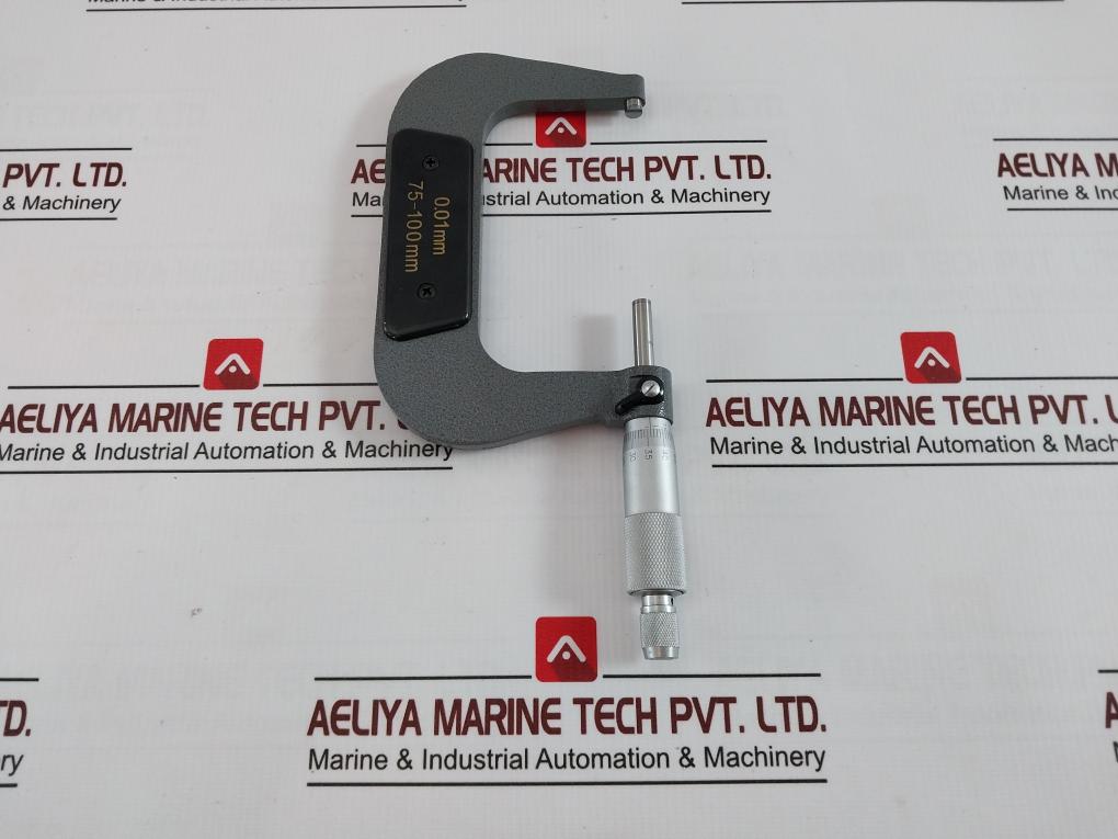Precision Micrometer Measuring Instrument 75-100X0.01Mm 75Mm