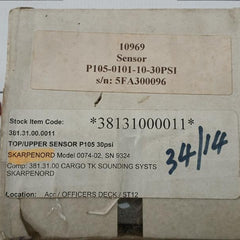 Precision Pressure Sensor P105-0101 Skarpenord 10-30 Psia