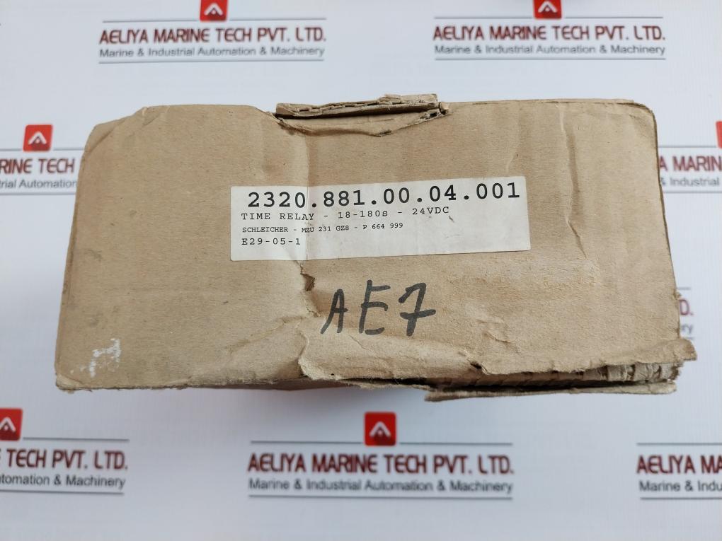 Precision Time Relay Mzu 231 Gz8 Dc 24-26V Schleicher