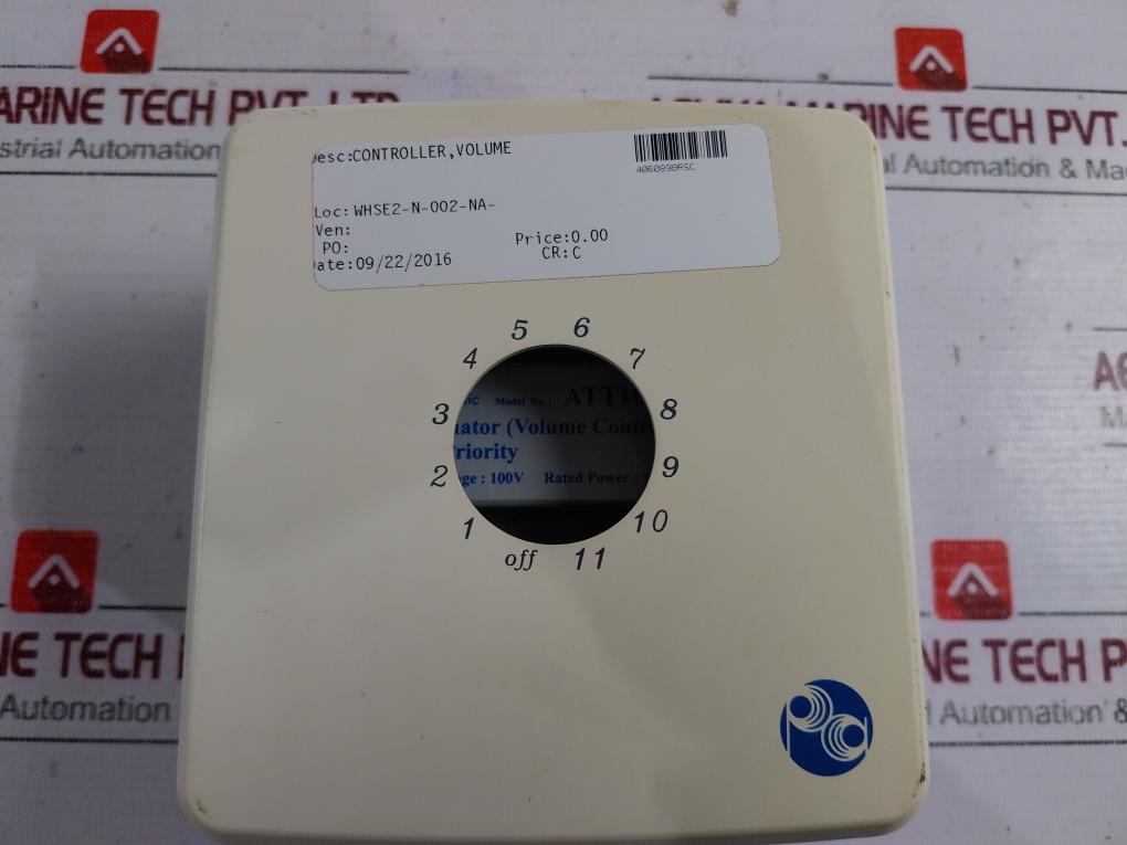 Premier Acoustic Att100p Priority Attenuator Dc24v