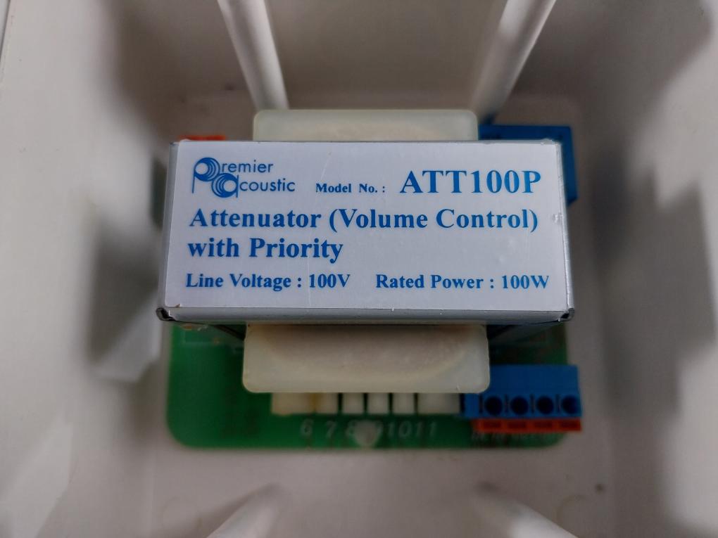 Premier Acoustic Att100p Priority Attenuator Dc24v