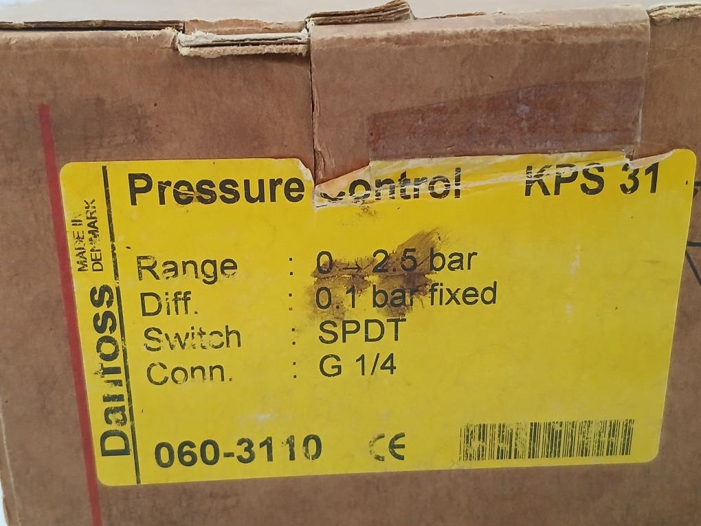 Pressure-Switch-440V-0-2-5Bar-12W-1-02Kp-Cm2-Danfoss-KPS-31-210269-13