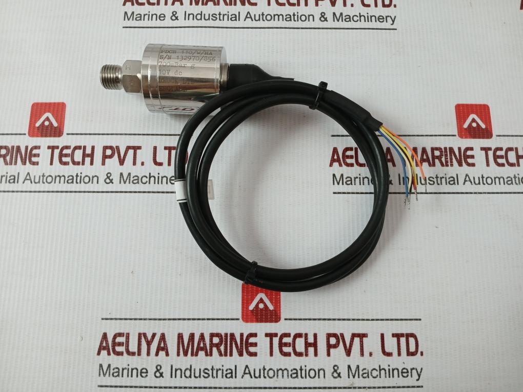 Pressure Transducer Druck 700Mbarg 10Vdc Cable Length - 1 Meter Pdcr 110/W/Ha