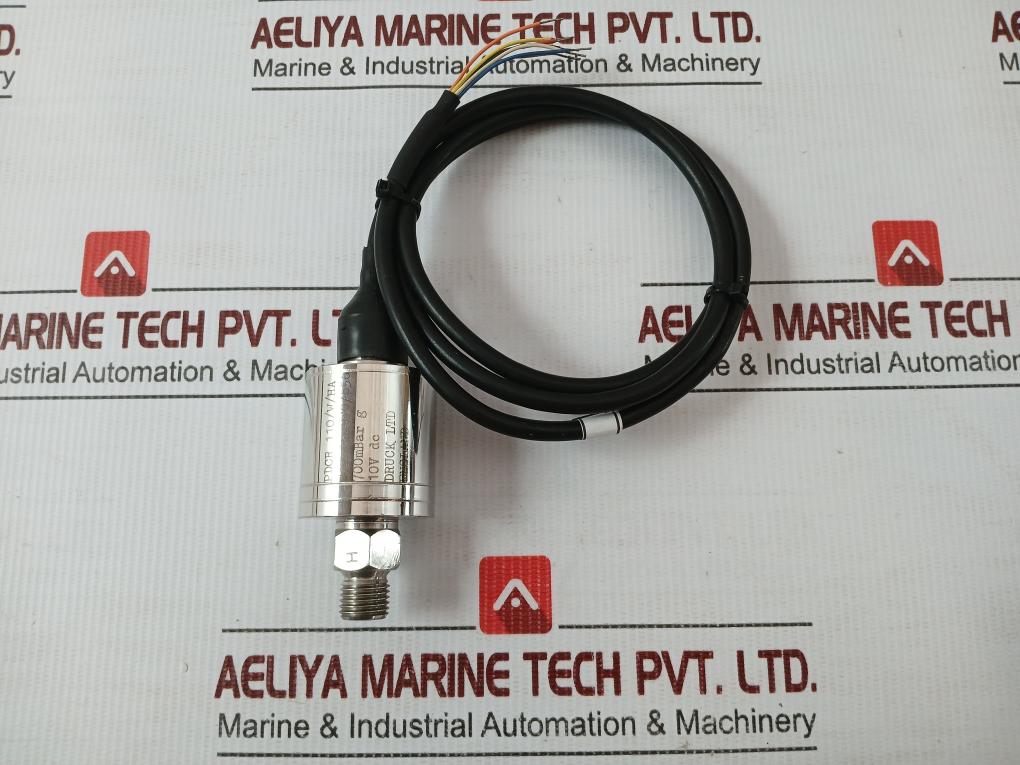Pressure Transducer Druck 700Mbarg 10Vdc Cable Length - 1 Meter Pdcr 110/W/Ha
