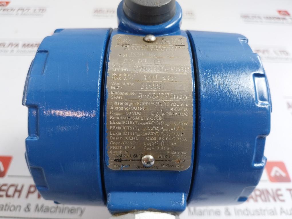 Pressure-Transmitter-4-20Ma-140-Bar-370Mbar-30-Vdc-Rosemount-1151-Dp4-E22-C1-R2-D3-I8-2089-15