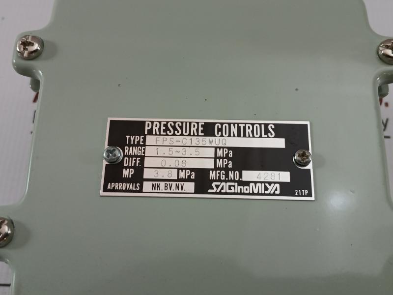 Pressure Control Fps-c135Wuq Saginomiya