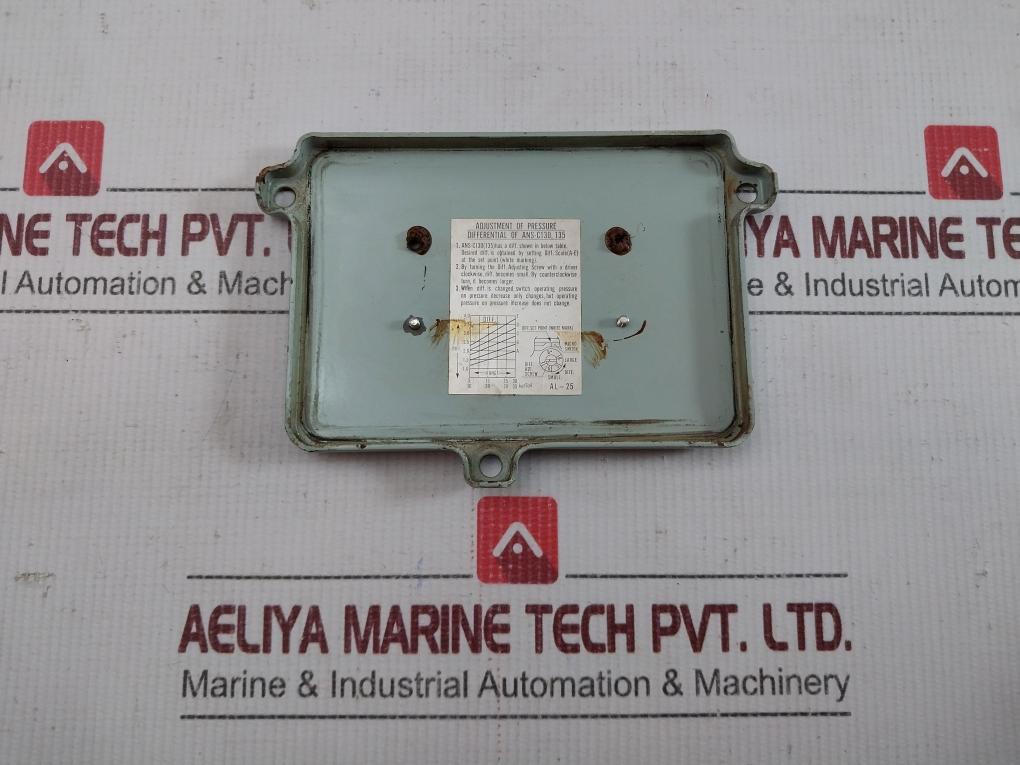 Pressure Control Switch Ans-c135Wu3Q Saginomiya 10-35 Kgf/Cm2