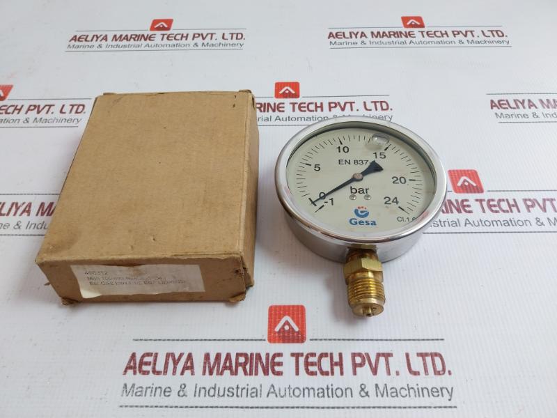 Pressure Gauge -1 To 24 Bar Gesa