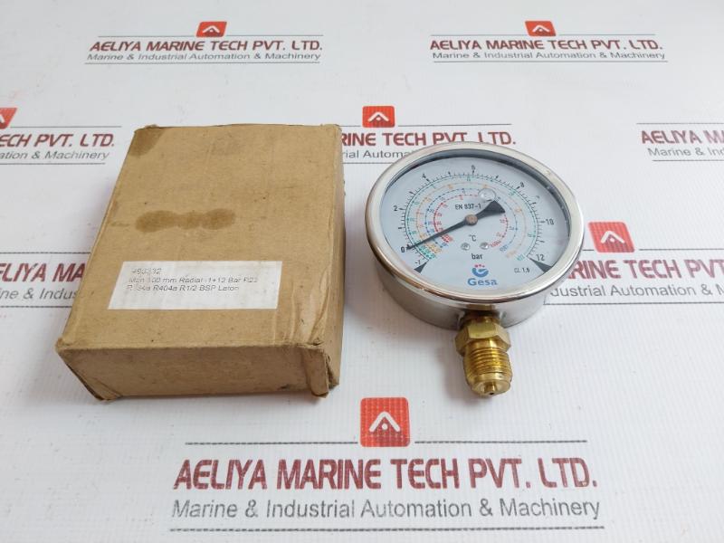 Pressure Gauge -1 To 24 Bar Gesa -90 TO 30˚C