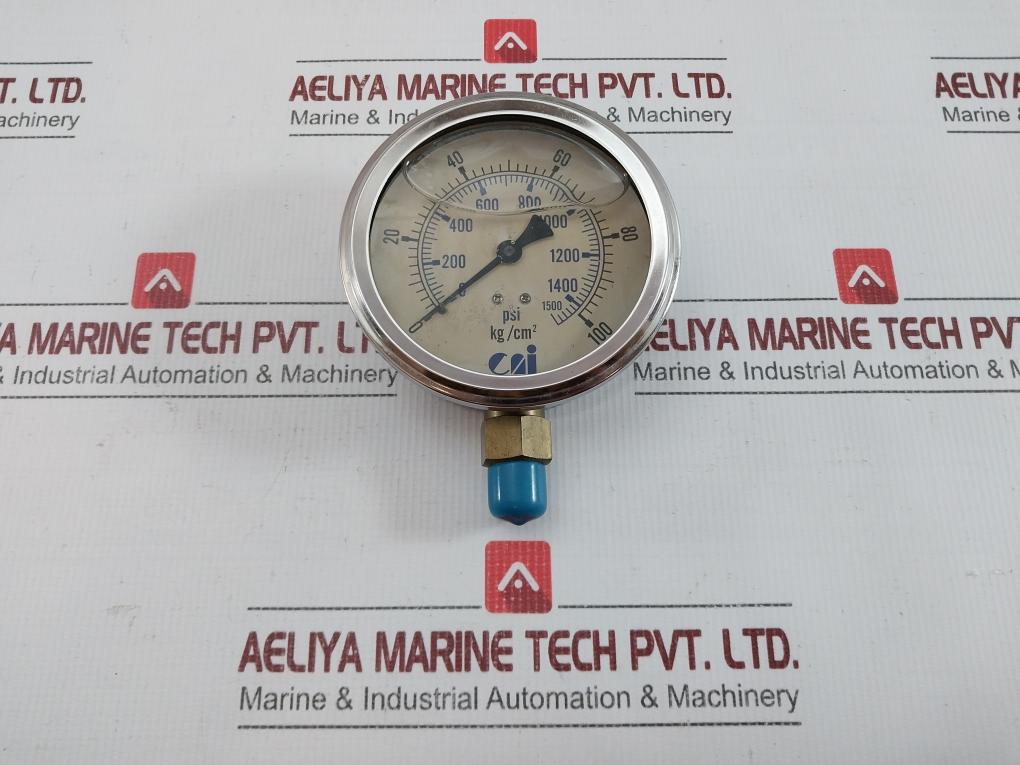 Pressure Gauge 0-100Kg/Cm2 Cai 0-1500Psi