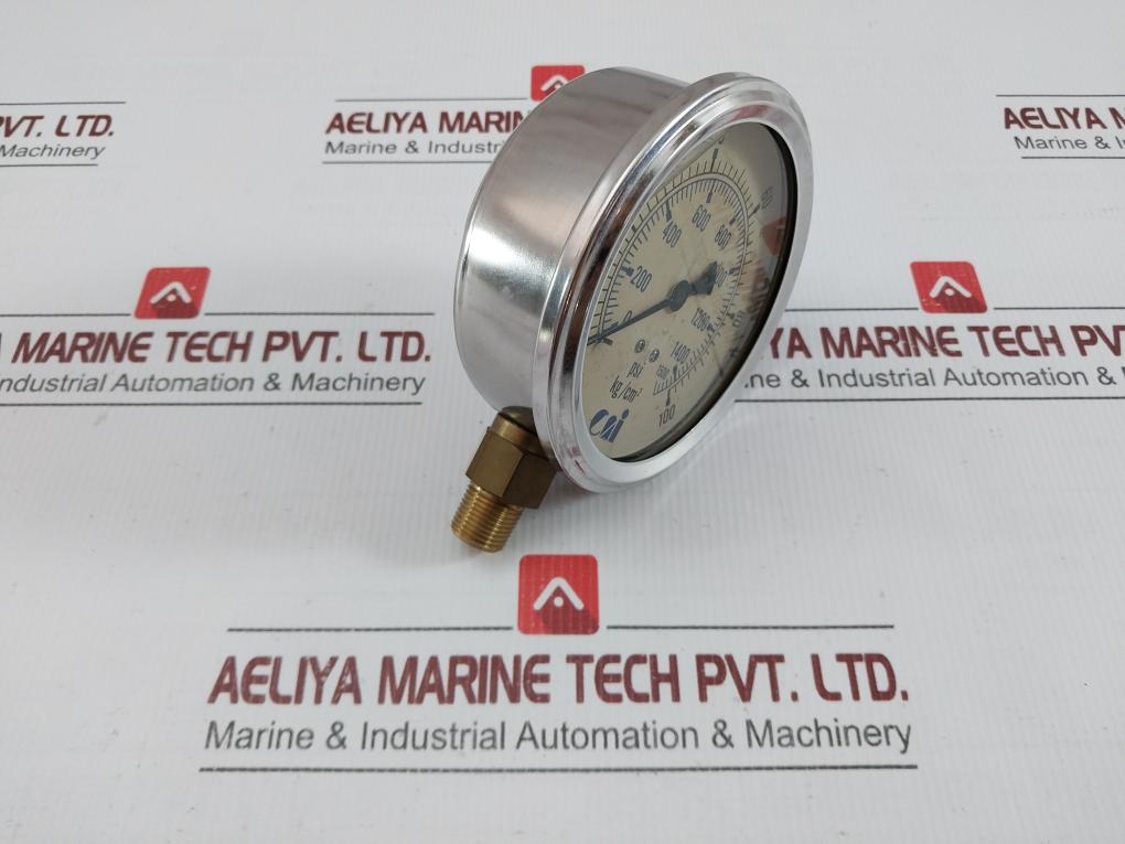 Pressure Gauge 0-100Kg/Cm2 Cai 0-1500Psi