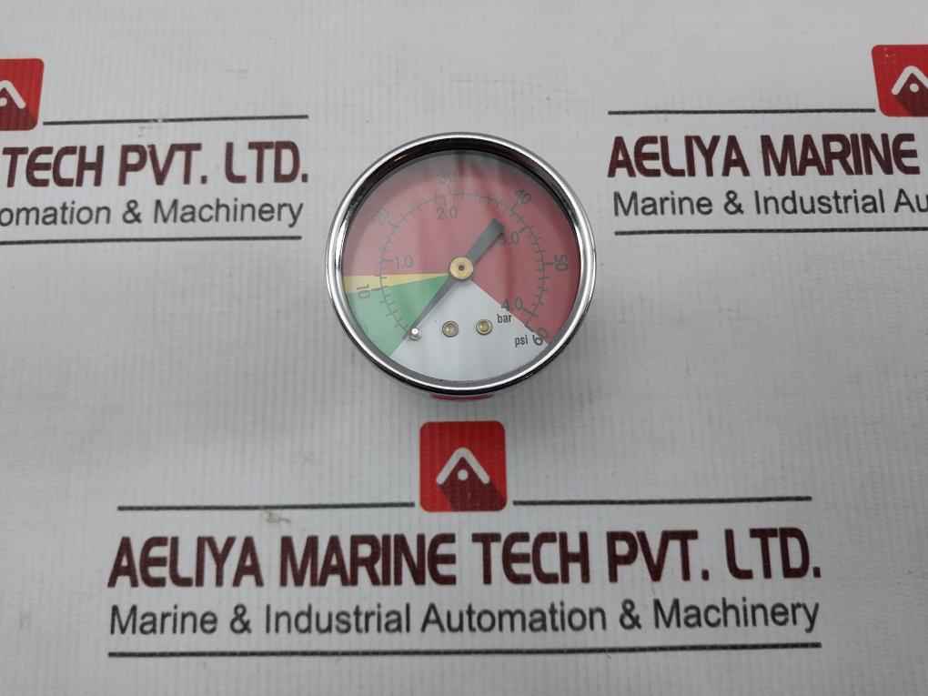 Pressure Gauge 0-4.0 Bar 0-60 Psi