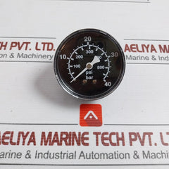 Pressure Gauge 0-550 Psi 0-40 Bar