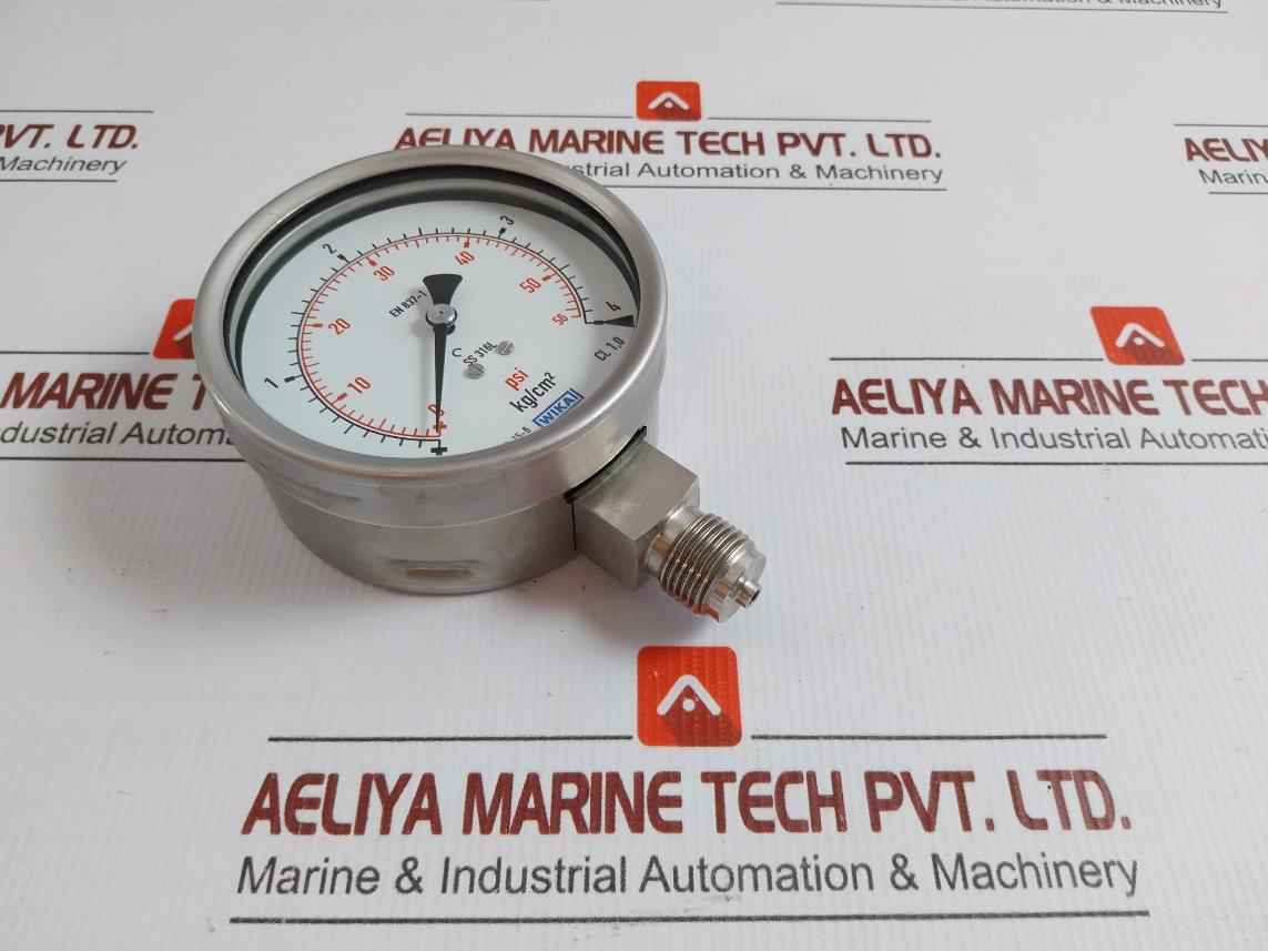 Pressure Gauge 0/4 Kg/Cm2 & Psi 230.20.100 Wika
