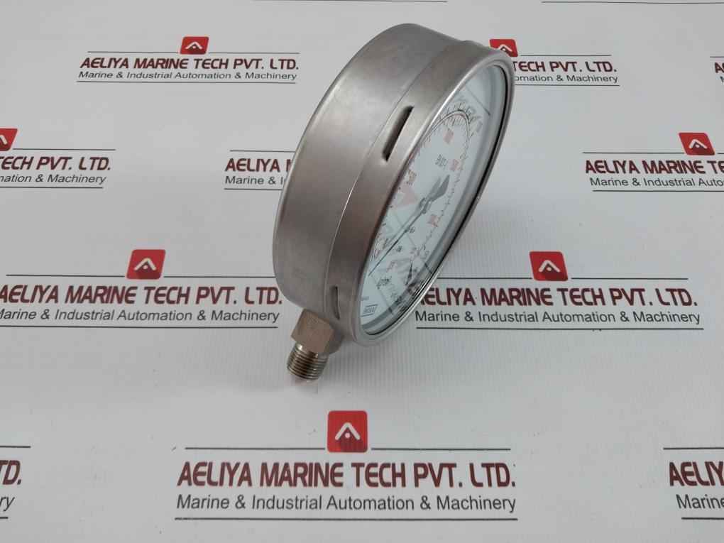 Pressure Gauge 230.20.160 Wika -40˚C … +70˚C 160 Kg/Cm2 & Psi