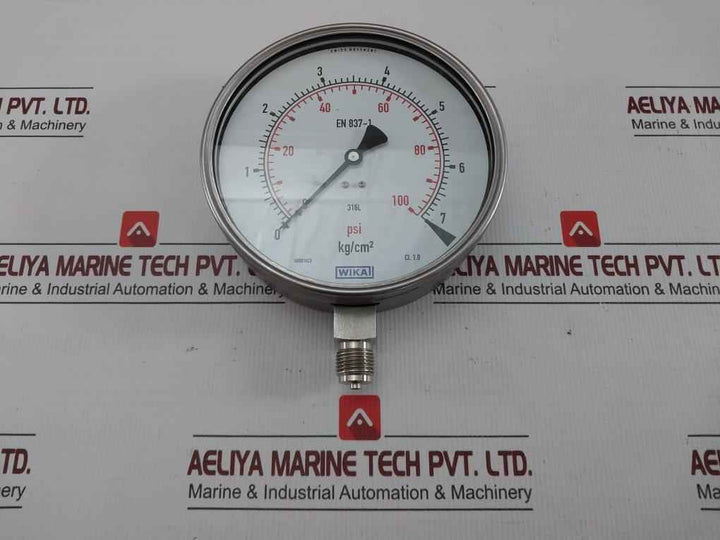 Pressure Gauge 230.20.160 Wika 0-100Psi