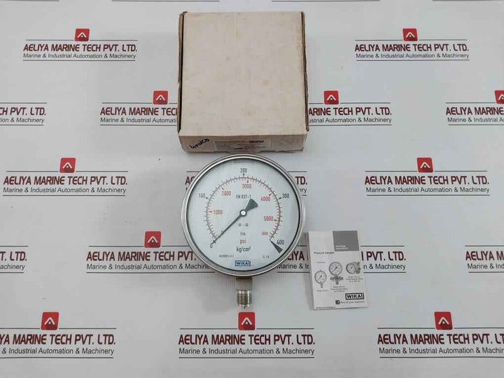 Pressure Gauge 232.50.160 Wika 400 Kg/Cm2 & Psi -40˚C … +70˚C